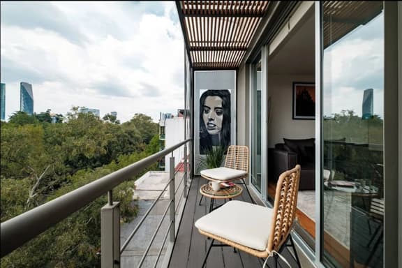 Chic Apartment in Condesa with balcony and park view by VIATO HOMES - Image 1